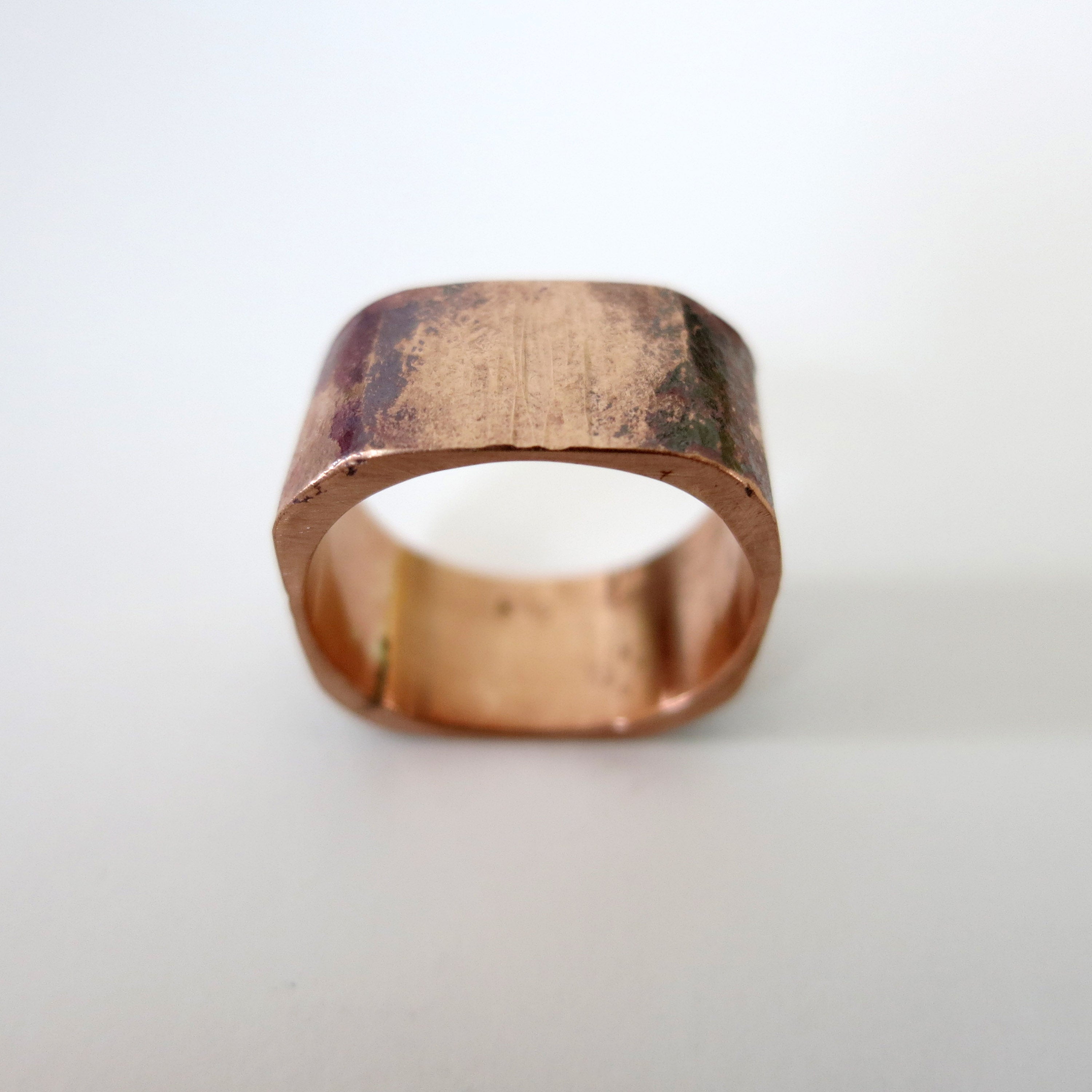 Copper Box Ring Erin Frances Creative